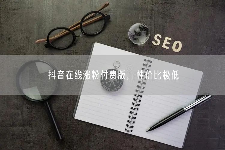抖音在线涨粉付费版，性价比极低